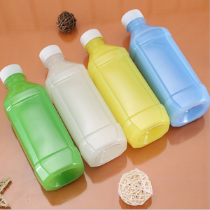 ขวดพลาสติก PET ทรงเหลี่ยม ขนาด 350 มล. 12 ออนซ์ สำหรับบรรจุเครื่องดื่มชา sữa น้ำผลไม้ น้ำเปล่า พร้อมฝา PP สำหรับพิมพ์สกรีน ขายส่ง - Product Image 2