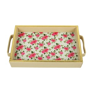 Contemporary Eco-Friendly Durable Handmade Wooden Enamel Serving Tray for <b>Kitchen</b> Use - Product Image 5