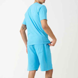 Ensemble de survêtement d'été respirant personnalisé pour homme, 2 pièces, t-shirt 100% coton et short en mesh, ensemble de shorts en mesh sublimé - Product Image 6