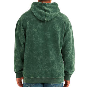 Sudadera con Capucha de Algodón 100% Lavado al Ácido, Gruesa y Suave, con Capucha Ajustable, Personalizable, Estilo Urbano, para Invierno, Venta al Por Mayor con Garantía Comercial - Product Image 3
