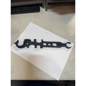 Chiave chiave regolabile per la rimozione del dado strumento multifunzionale per il montaggio di tubi da pesca di qualità da lavoro con finitura cromata metrica - Product Image 2