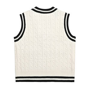 Chaleco de punto recortado de alta calidad para mujer, ropa de abrigo de longitud corta con característica a prueba de viento, Disponible en tallas para adultos, último diseño - Product Image 2