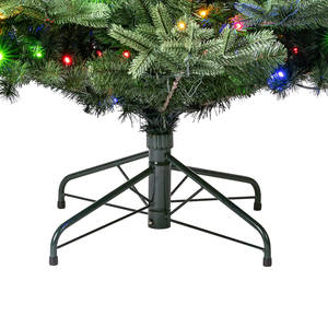 <span class=keywords><strong>Sapin</strong></span> de Noël artificiel de luxe pré-éclairé de 7,5 pieds avec lumières LED miniatures multifonctions changeantes de couleur pour la décoration de fête de vacances - Product Image 6