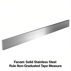 Règle en acier inoxydable massif Facom, ruban à mesurer non gradué - Product Image 2