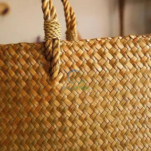 Bolso Tote ecológico de algas marinas naturales para mujer estilo casual con cierre abierto de dos asas directamente de Vietnam - Product Image 5