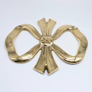 Salvamanteles de lazo de latón Vintage directo de fábrica, salvamanteles de Metal Vintage decoración de cinta salvamanteles clásico para ollas y sartenes calientes alfombrillas calientes - Product Image 1