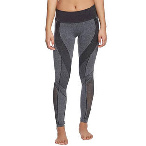Pantalones de Yoga de gimnasio para mujer personalizables negro sólido con diseño transpirable opciones de talla grande ecológicas diseños de tamaños personalizados - Product Image 5