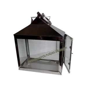 Linterna de acero inoxidable y vidrio de la mejor calidad para eventos, bodas, sala de estar y entrada - Product Image 5