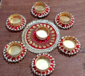 Traditional Rangoli <b>Set</b> Festive Home Decor Rangoli Mat Housewarming Favors Wedding Gift <b>Tea</b> <b>Party</b> Decor Christmas Valentine Gift - Product Image 2