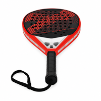 Oferta Especial: Raqueta de Tenis Playa JAS Personalizada de Fibra de Carbono 3K 12K 18K con Impresión Profesional, Forma de Diamante/Lágrima, Portátil de Poliéster