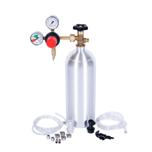 มาตรวัดแบบคู่เครื่องควบคุมเบียร์ CO2 CGA320เกจถัง0 60 PSI 0 2000 PSI - Product Image 6