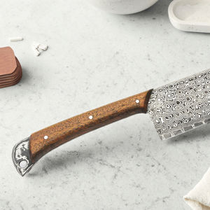 Cuchillo de cocina hecho a mano servicio OEM ODM de alta calidad personalizado al por mayor hoja afilada profesional superior de acero de Damasco para Chef - Product Image 3