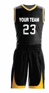 Uniforme de Baloncesto Transpirable de Alta Calidad, Diseños Personalizados, 100% Poliéster, Sin Mangas, Venta al Por Mayor - Product Image 2