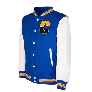 Chaquetas de béisbol Varsity bordado personalizado Chenille parches Varsity Bomber Letterman College chaqueta de invierno de talla grande para hombres - Product Image 2