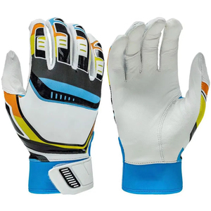 Guantes de bateo resistentes a impactos de tacto suave personalizados con construcción flexible y nudillos acolchados para uso deportivo - Product Image 4