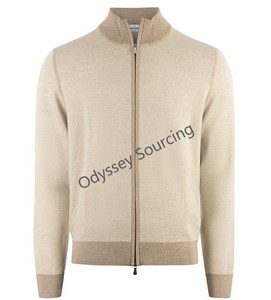 Cardigan pour homme en gros, automne-hiver, fermeture éclair intégrale, manches longues, personnalisable, anti-rides, service OEM ODM, pull confortable - Product Image 5