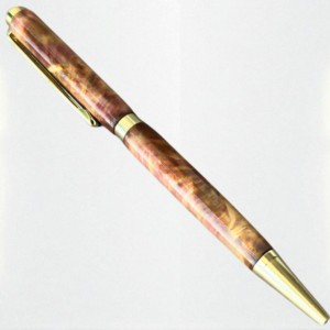 Stylos de signe faits à la main de luxe de haute qualité 0.7mm bois stabilisé à bille torsadé avec collection d'améthyste pour cadeaux promotionnels - Product Image 6