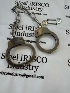 Grilletes de Muñeca de Acero Inoxidable de Alta Resistencia, Juguetes Eróticos de Bondage, Restricciones BDSM, Accesorios para Clubes Fetichistas, Esposas Kinky Manuales CE - Product Image 2