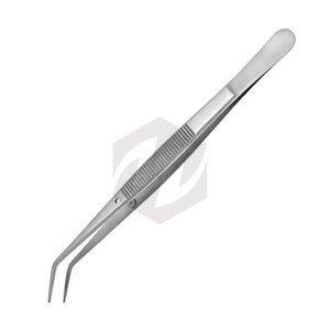 Pinzas Dentales de Alta Calidad con Puntas Anguladas, Acabado Mate, Pinzas Quirúrgicas de Acero Inoxidable para Trabajos Dentales de Precisión - Product Image 4