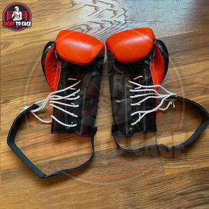 Gants de boxe en cuir durables à doigts entiers, avec rembourrage en mousse multicouche, respirants et anti-humidité, personnalisables avec logo (2026) - Product Image 4