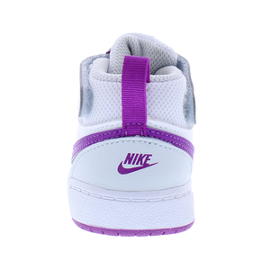 Zapatillas Nike Court Borough Mid 2 para bebés/niños pequeños Color: Platino puro/Morado vivo 100% auténticas - Product Image 3