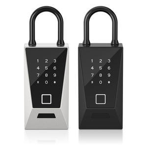 Boîte <span class=keywords><strong>à</strong></span> clés intelligente portable avec 5 modes de déverrouillage, connexion Wi-Fi directe, entrée sans <span class=keywords><strong>clé</strong></span>, coffre-fort - Product Image 1