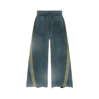 Conjunto de Chándal con Capucha Estampado de Diseño Personalizado con Lavado Ácido - Sudadera y Joggers de Maternidad Casuales de Dos Piezas Unisex Ecológicos para Exteriores