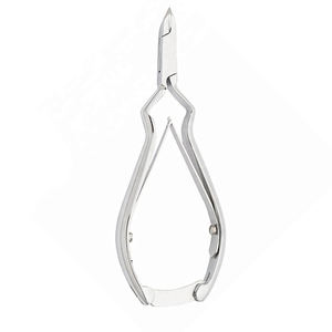 Cortacutículas con acabado espejo, de acero inoxidable alemán, 4.5 pulgadas, para uso doméstico y en salones de belleza. - Product Image 2