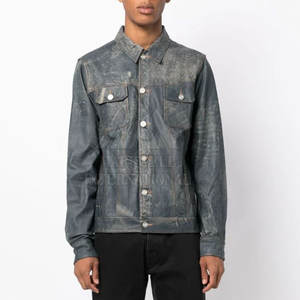 Dernière conception de veste d'hiver en cuir personnalisée pour hommes en plein air, fabriquée au Pakistan, le produit d'hiver en cuir de qualité le plus populaire - Product Image 2