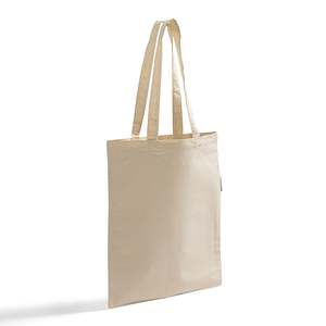 Certified Organic Cotton Canvas Tote <b>Bags</b> <b>Medium</b> Size PP Material Heat Transfer Letter Screen Recycle Advertising <b>Bag</b>-OR100 - Product Image 2