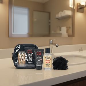 Ensemble de soins de la peau pour homme, sac de toilette pratique pour homme - Product Image 3