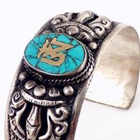 Brazaletes de Metal de Mantra tibetano - Product Image 4