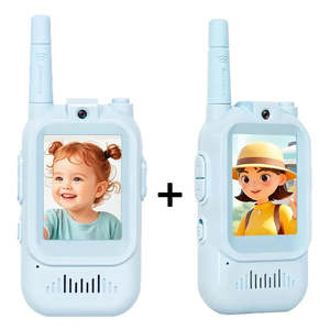 Lote De 2 <b>Walkie</b> <b>Talkies</b> Recargables Atractivos Para Nios Juguetes Interactivos De Comunicacin - Product Image 1