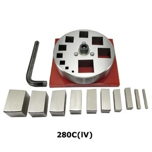 Lot de 10 fraises à disque carrées avec levier outils de bijouterie - Product Image 2