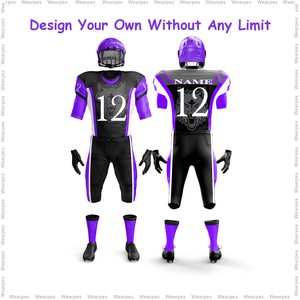 Professional Custom Made American Football Jerseys and Pants <b>Set</b> for Youth School Teams Available in All <b>Colours</b> and Sizes - Product Image 5