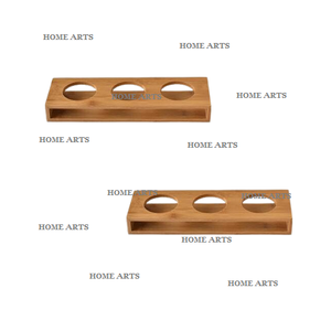 Portavasos de madera de doble nivel para uso en el hogar, hotel, restaurante, portavasos a los precios más bajos - Product Image 2