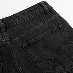 High Quality Customizable Fashion Women's Flared Jeans Plus Size Casual Hole <b>Tassel</b> Embroidery Customized Color Cotton Trousers - Product Image 5