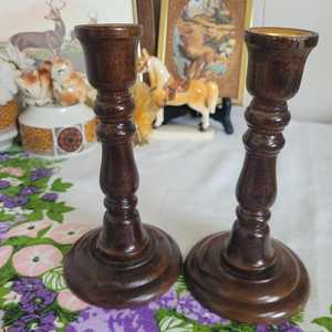 Solid <b>Wooden</b> High-quality Embossing Printed <b>Candlestick</b> <b>Holder</b> Decorative Stand for Home Table Living Room Decor - Product Image 2