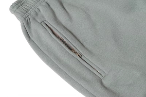 New Arrival Custom Wholesale Comfortable Quality Soft Drawstring Sweatpants Leg Baggy Sweatpants for Men - Product Image 5