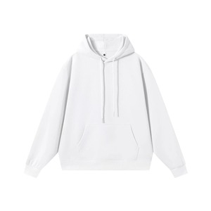 Sudadera con capucha de gran tamaño unisex Sudadera de algodón 100% con capucha con cordón y bolsillo de canguro Color sólido - Product Image 5