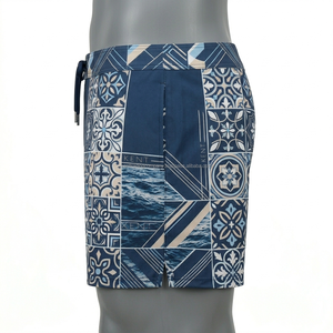 Shorts de bain d'été entièrement sublimés, thème UE, extensibles dans les 4 sens, en Spandex/Polyester, pour hommes et femmes, personnalisables, marque privée, OEM, ODM, vente en gros - Product Image 3