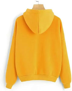 Sweat à capuche imprimé pour femmes, pull en molleton de coton de couleur unie pour l'hiver, design décontracté, nouvel arrivage - Product Image 6