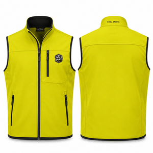 Custom Sportswear <b>Softshell</b> Vest Water Resistant Windproof Insulated Slim Fit Outdoor <b>Gilet</b> Waistcoat Coat Men's <b>Softshell</b> Vest - Product Image 1
