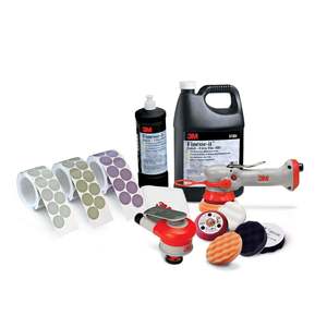 Mini lijadora orbital aleatoria neumática de palma de 1.25 pulgadas (3/16 pulgadas) para reparación de pintura automotriz, herramienta accionada por aire - Product Image 1