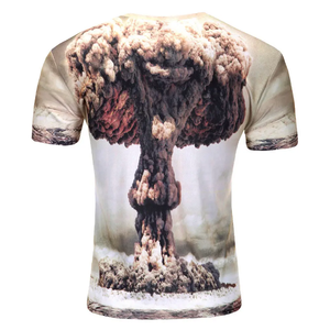T-shirt graphique Elite Explosion |   T-shirt personnalisé pour homme avec sublimation 3D |   Haut de performance streetwear urbain à imprimé atomique haute définition - Product Image 2