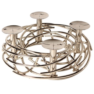 Nueva vela de metal en soporte de diseño de pantalla de metal con color y tamaño personalizados para el hogar y la decoración navideña - Product Image 6