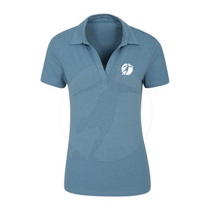 T-shirt décontracté pour femme, tricoté, respirant, séchage rapide, logo personnalisé, usage extérieur, vente en gros - Product Image 1