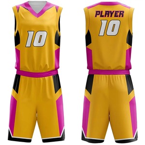 Maillot de basket-ball personnalisé hommes femmes basket-ball universitaire T-shirts garçons uniformes de basket-ball ensemble d'uniformes de sport - Product Image 1