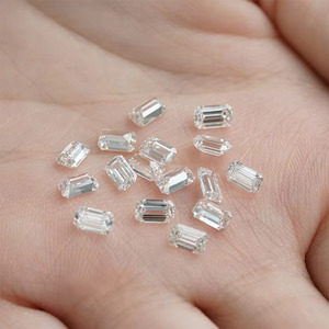 Diamante Esmeralda Suelto Profesional de 0.5 CT Cultivado en Laboratorio para Engastes de Anillos - Product Image 1