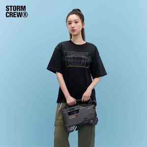 Camiseta Unisex de Algodón, Estilo Casual Holgado, para Primavera/Verano - Product Image 5